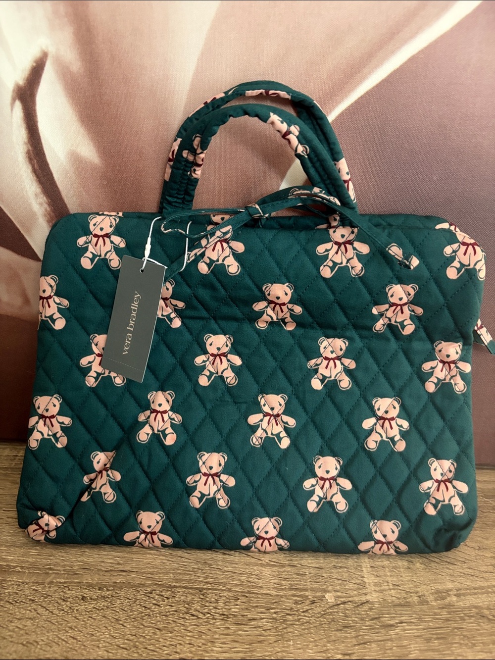 VB travel organizer teddy bears NWT